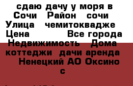 сдаю дачу у моря в Сочи › Район ­ сочи › Улица ­ чемитоквадже › Цена ­ 3 000 - Все города Недвижимость » Дома, коттеджи, дачи аренда   . Ненецкий АО,Оксино с.